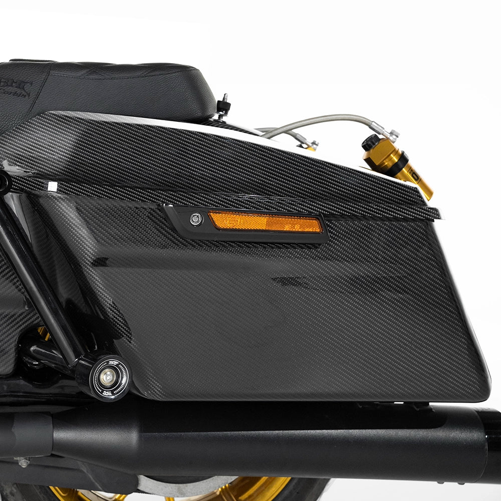 supergear performance Carbon Fiber Standard 4′ Saddle Bags Motorcycle saddlebags