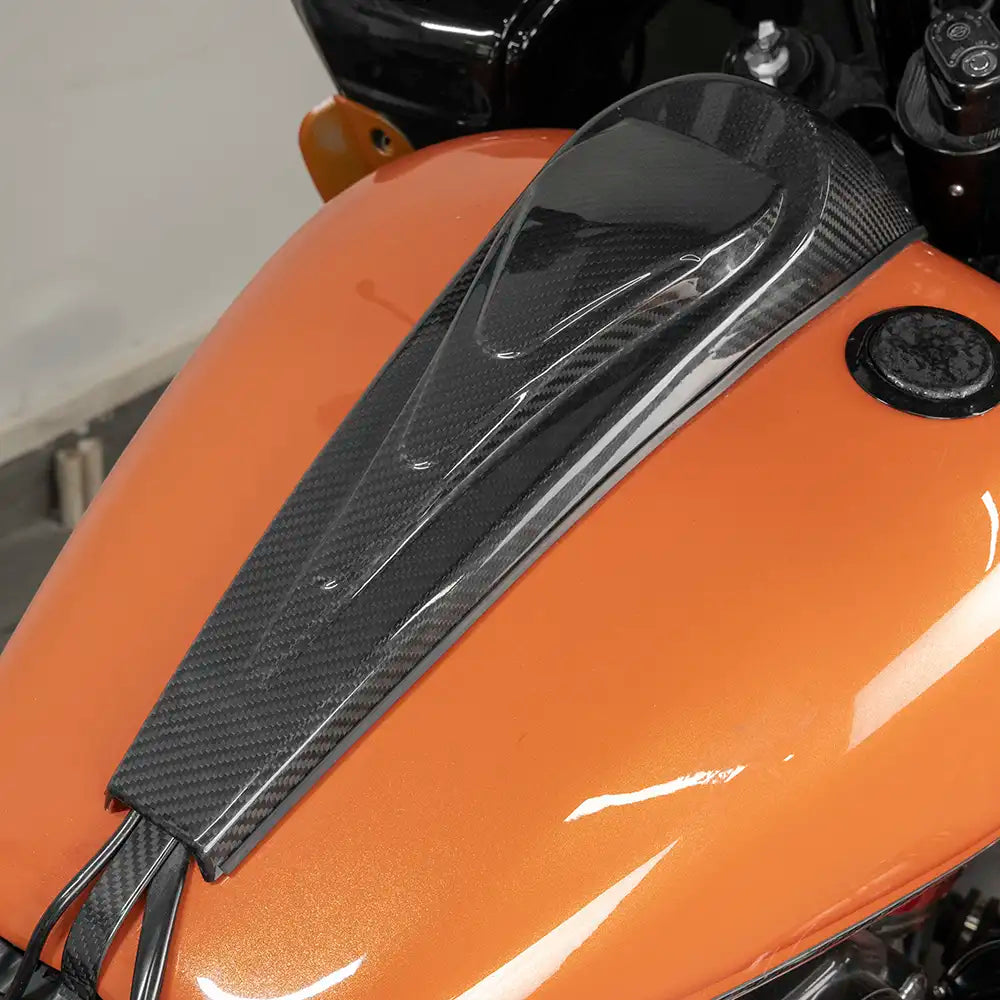 supergear performance Carbon Fiber Touring Tank Dash No hole Parts of motorcycles