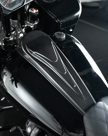 supergear performance Carbon Fiber Touring Tank Dash No hole Parts of motorcycles