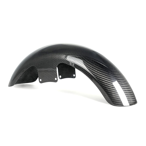 Carbon Fiber Long Front Fender 19′′ 21′′, Glossy Finish