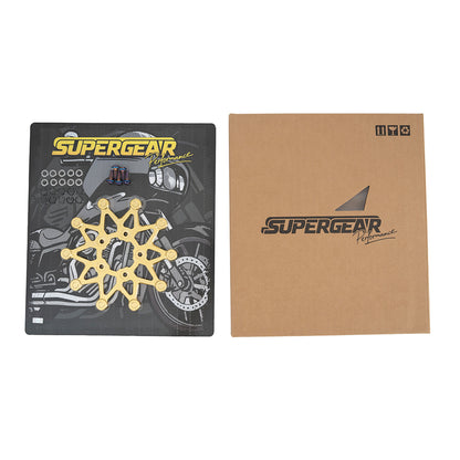supergear performance Harley-Davidson 330mm (13') Dual-Material Brake Rotors (Front/Rear) Floating Brake discs for motorcycles