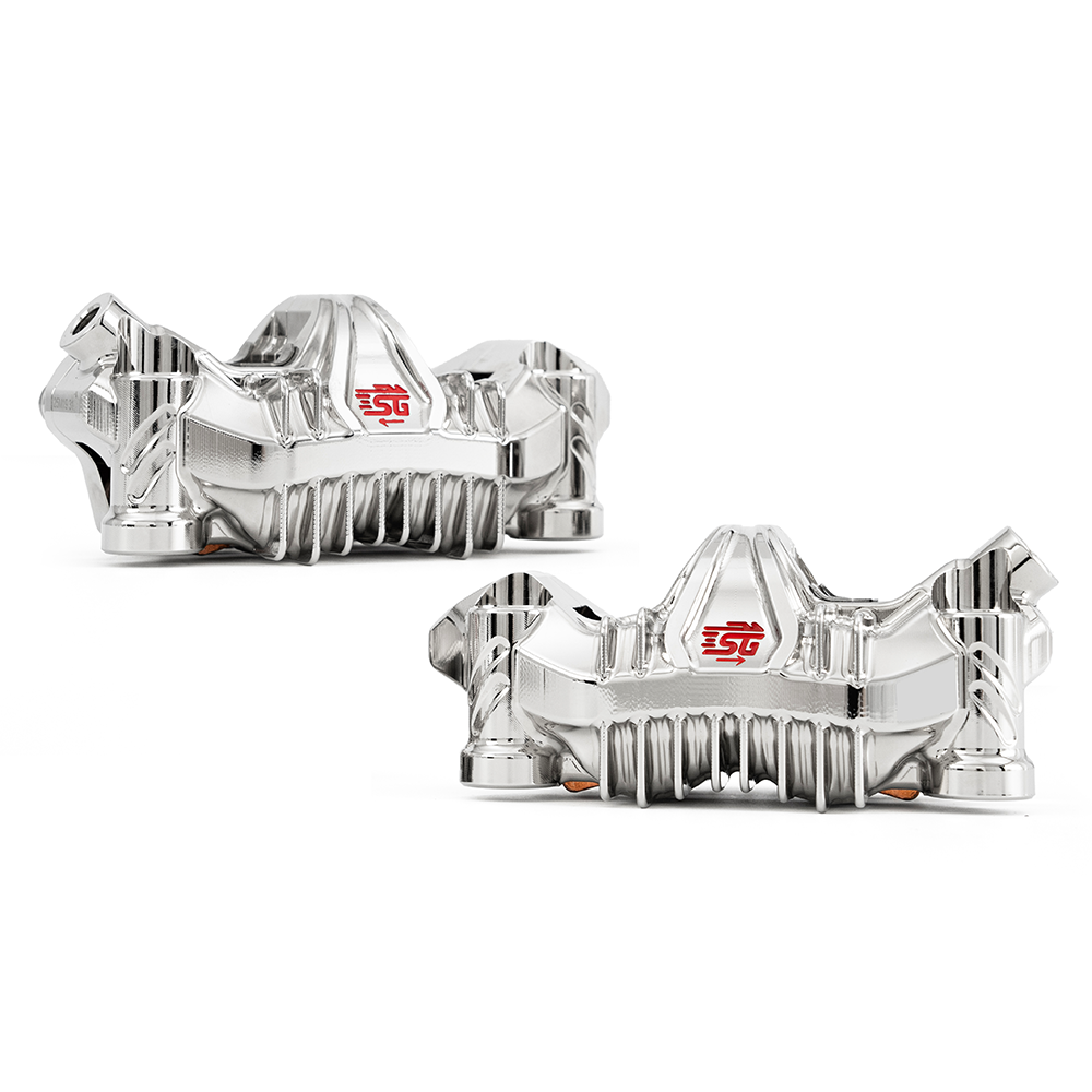 supergear performance Harley-Davidson Opposed-Piston Brake Caliper Parts of motorcycles, namely, brake calipers-Life + Rigth
