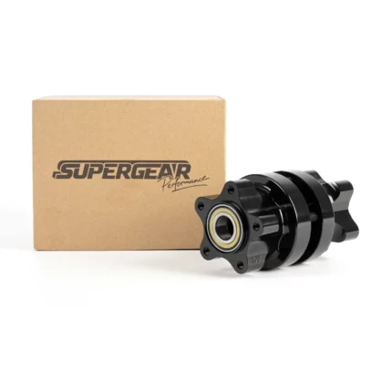 supergear Kit for Front Wheels, Black，Hubs for motorcycle wheels